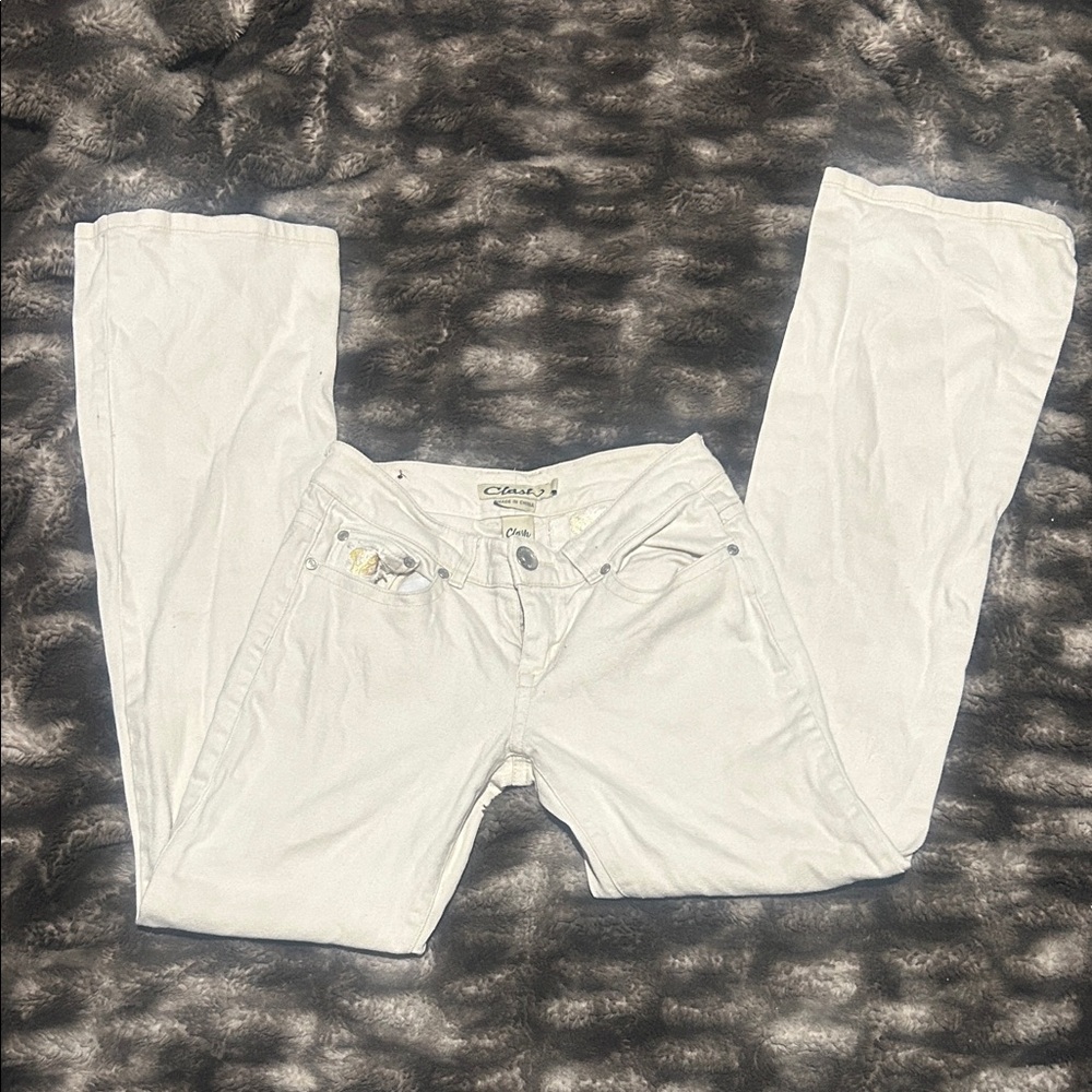 Clash Off-White Denim Jeans